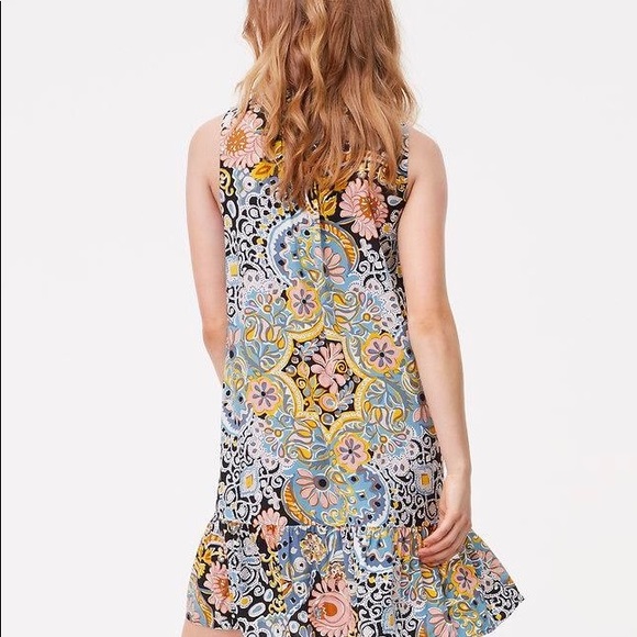 Loft Paisley Flounce Dress - Picture 5 of 6